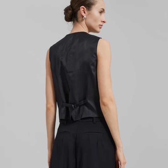 The Frankie Shop GELSO WAISTCOAT - BLACK - Picture 3 of 7